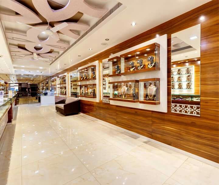 Gold jewellery display